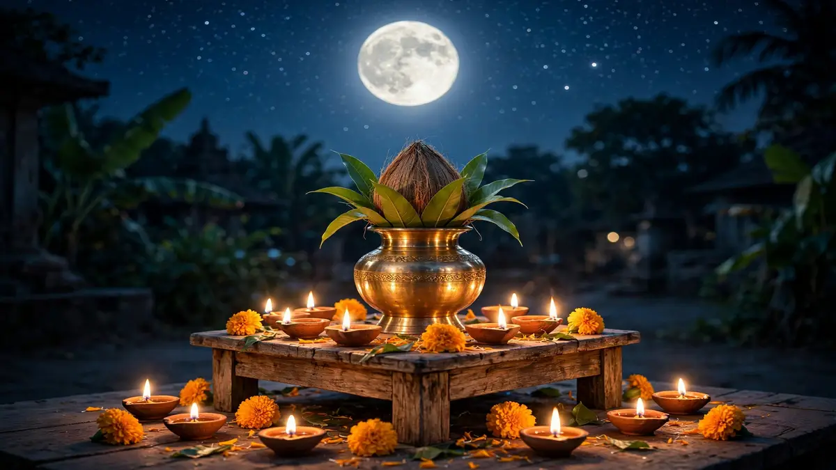పౌర్ణమి రోజు విశేషం — సత్యనారాయణ వ్రతం ఎలా చేయాలి? పూర్తి విధానం, నియమాలు